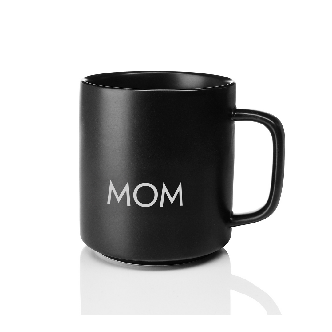 Aquarell Mug-Mom/Schwarz/Mit Henkel