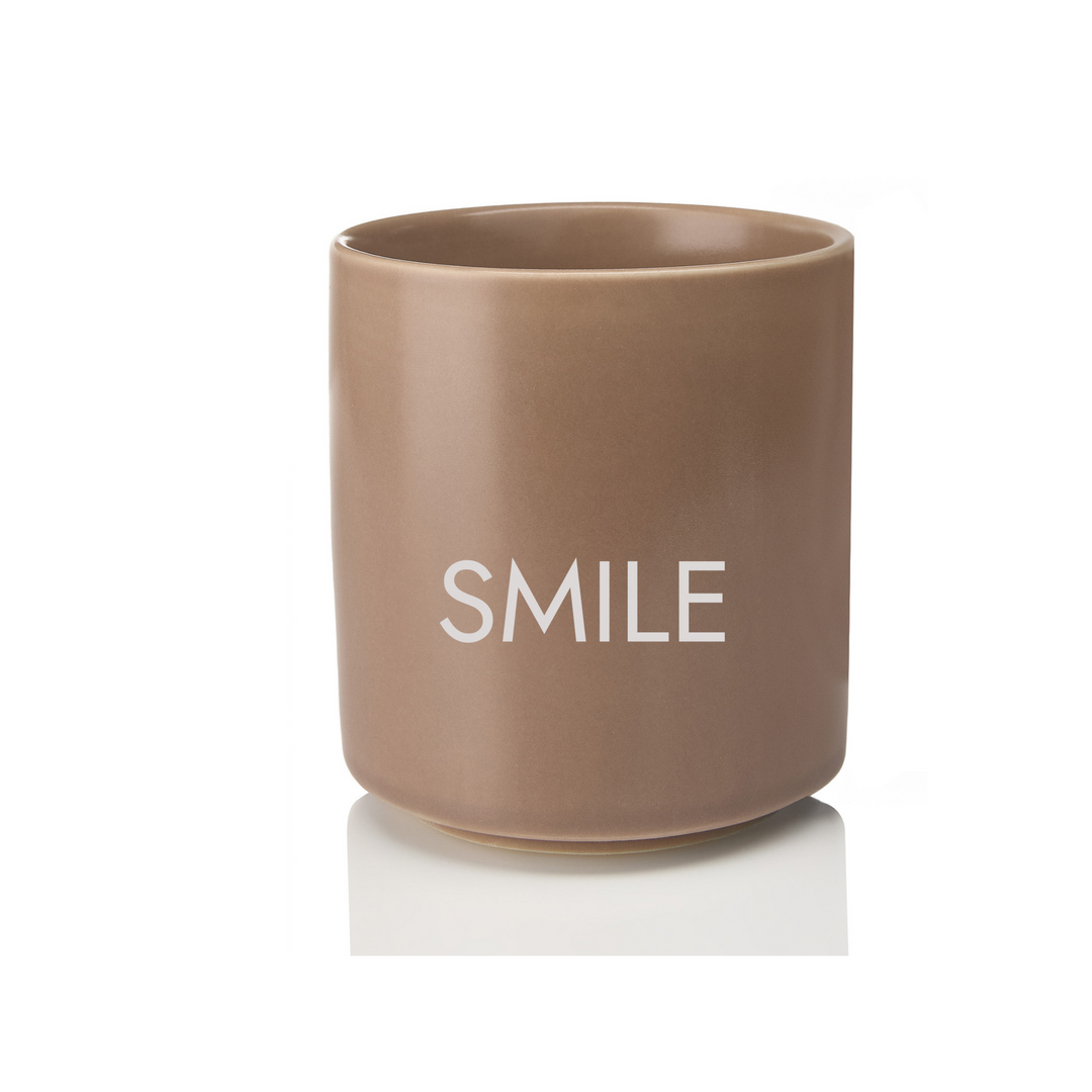 Aquarell Mug-Smile/Braun/Ohne Henkel