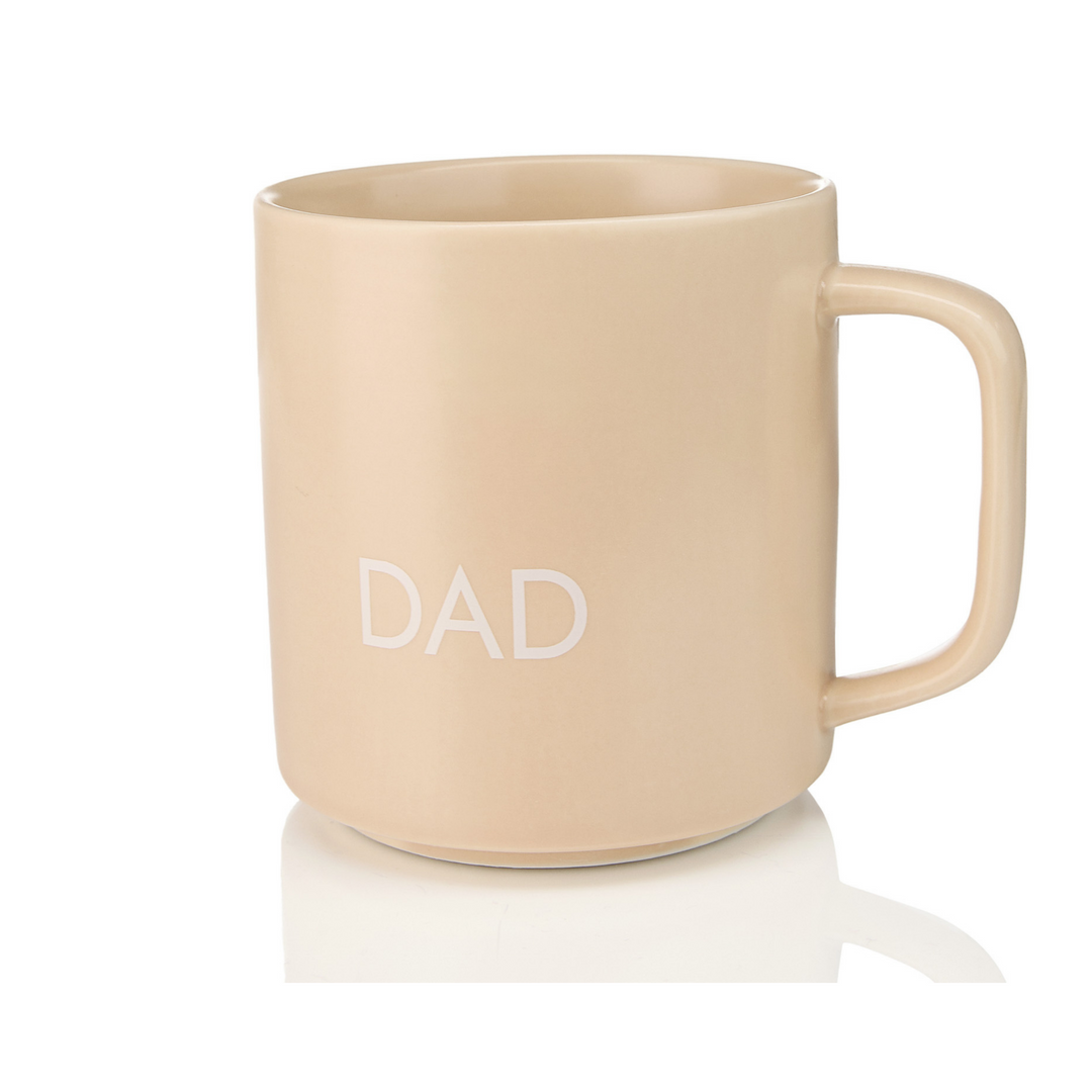Aquarell Mug-Dad/Beige/Mit Henkel