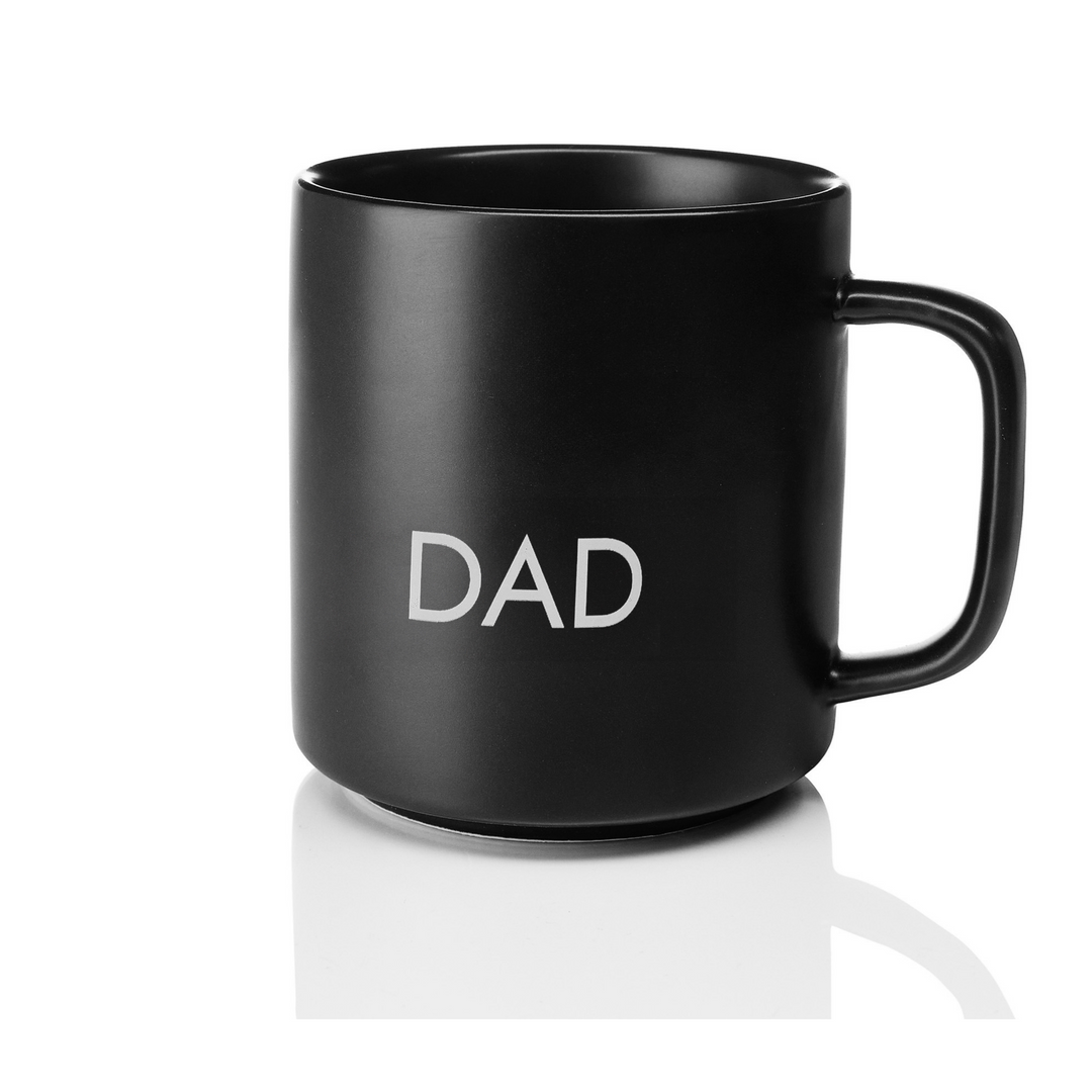 Aquarell Mug-Dad/Schwarz/Mit Henkel