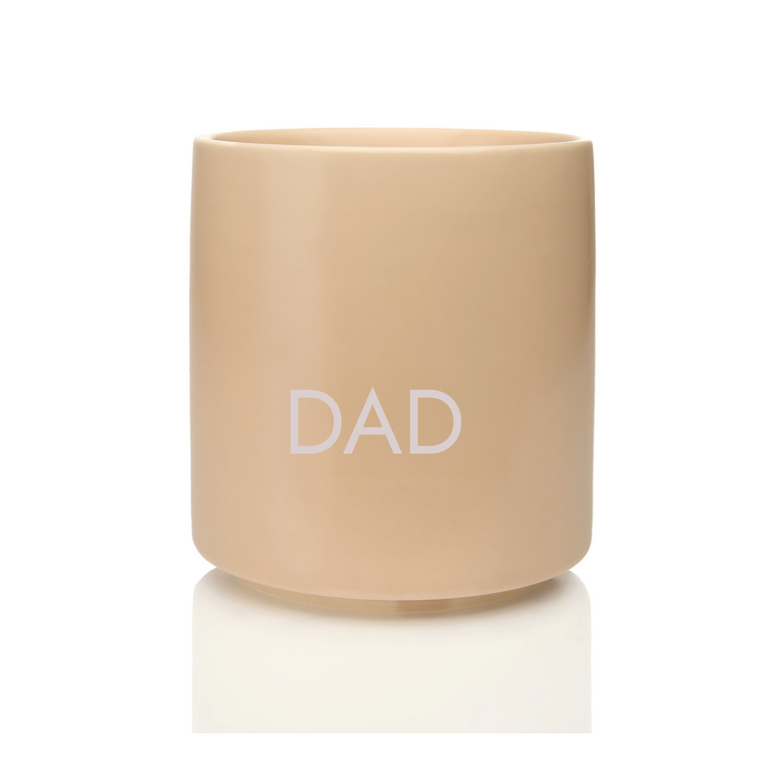 Aquarell Mug-Dad/Beige/Ohne Henkel