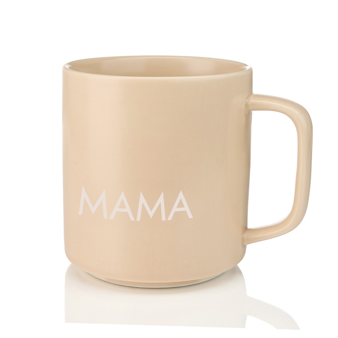 Aquarell Mug-Mama/Beige/Mit Henkel