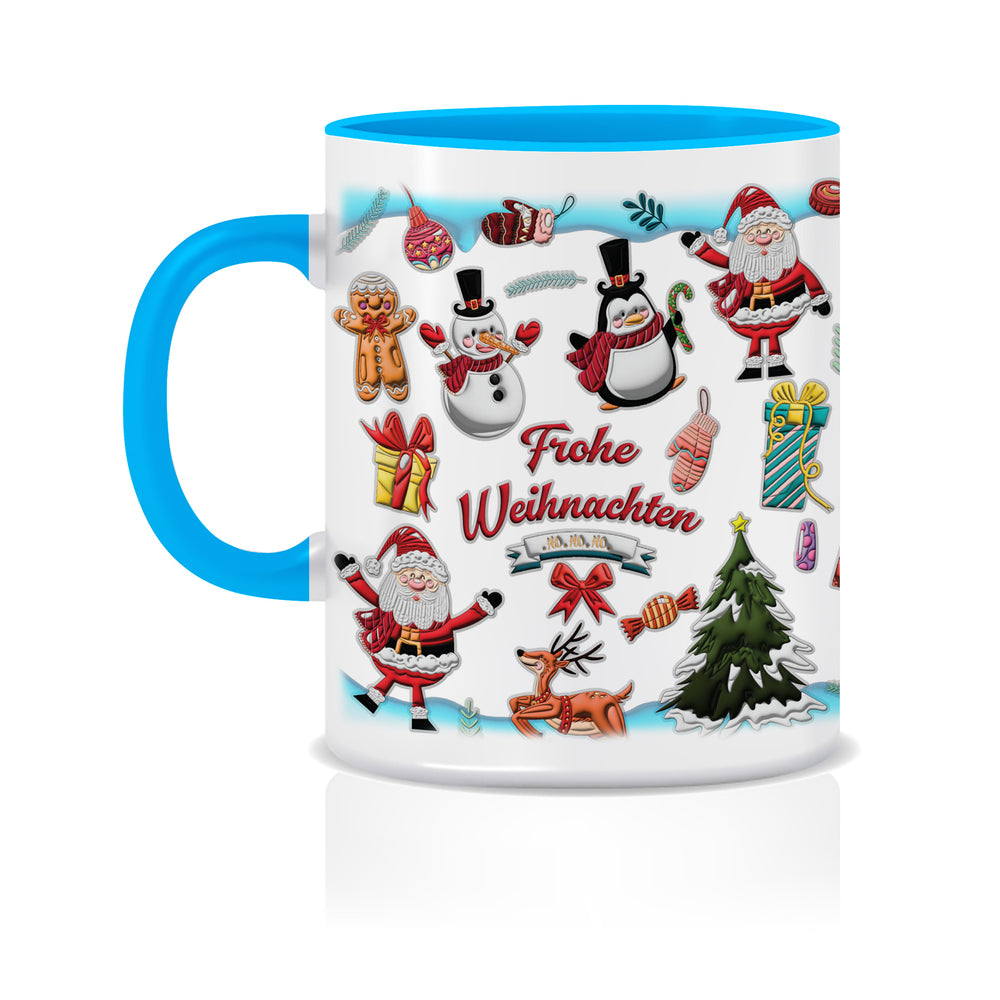 Vorgefertigte Tassen - Weihnachten Schnee - Giftandprint