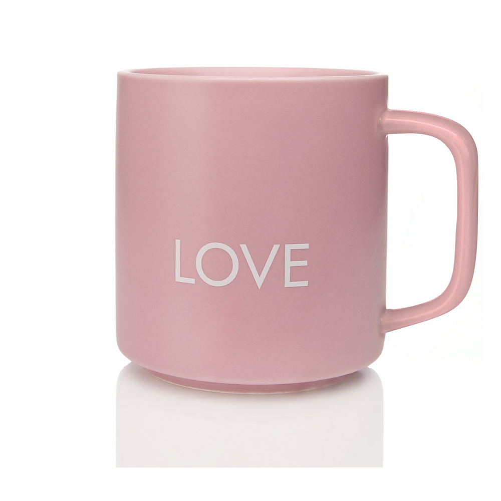 Aquarell Mug-Love/Pink/Mit Henkel