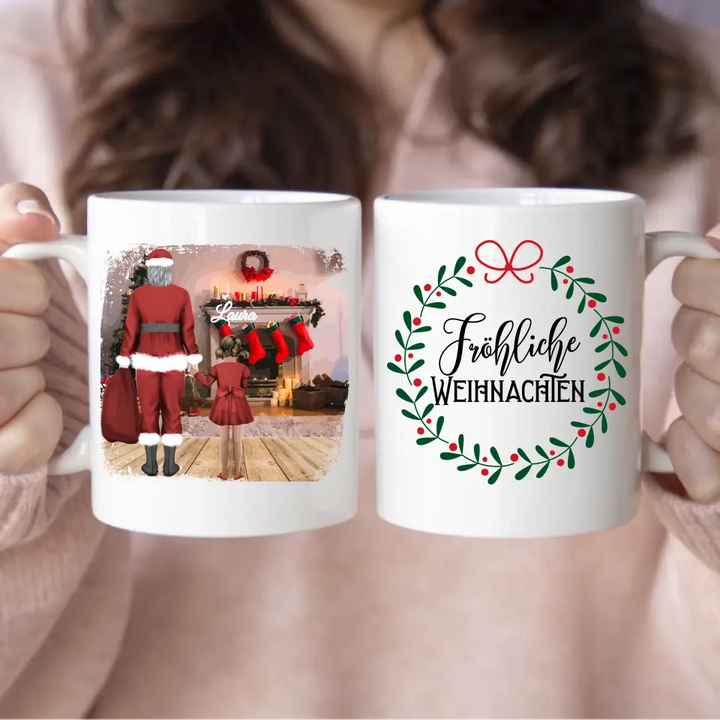 Personalisierte Tasse für Weihnachten für Kinder