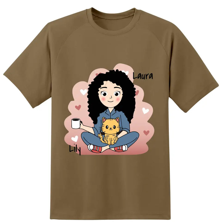 Personalisiertes T-Shirt - Katzenmama