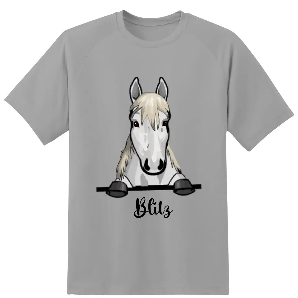 Personalisiertes T-Shirt mit Pferd