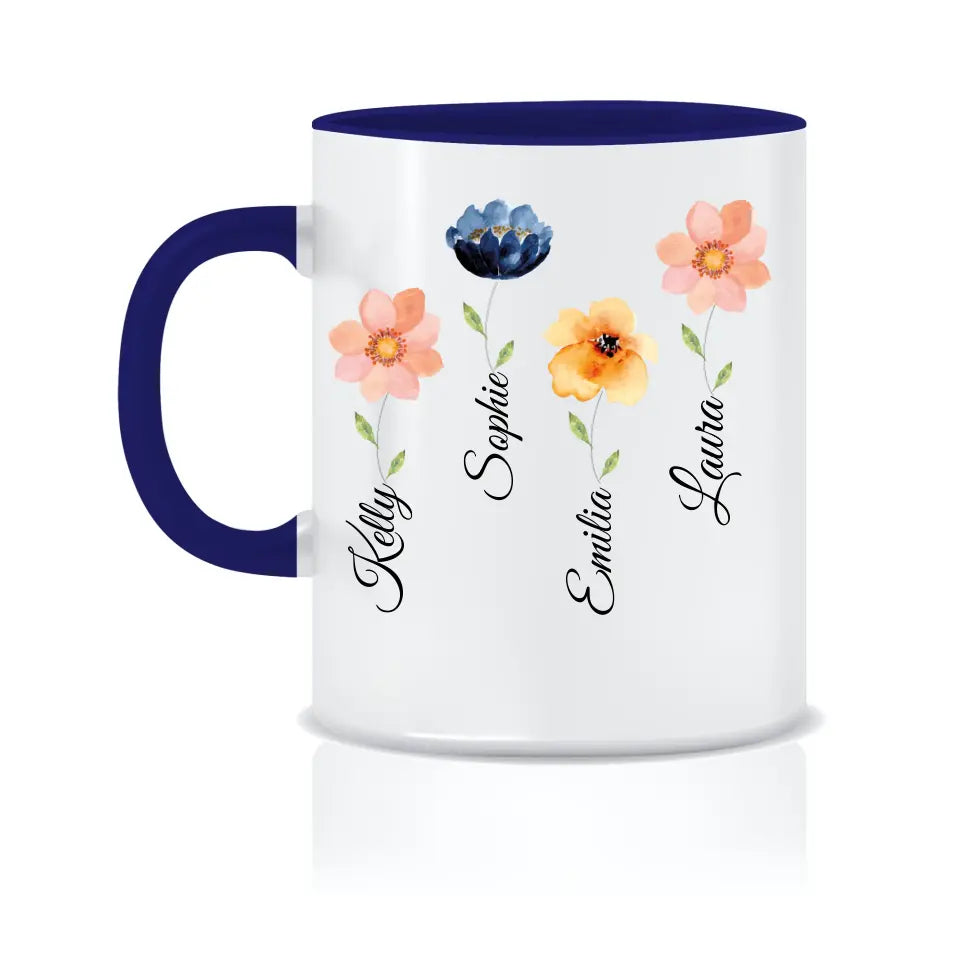 Personalized Mug - Flowers
