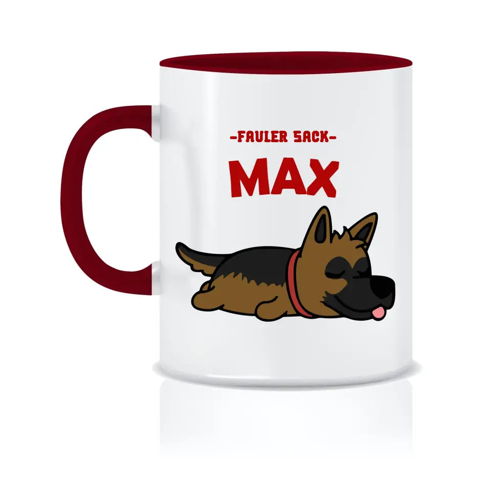 Personalized mug - name and dog