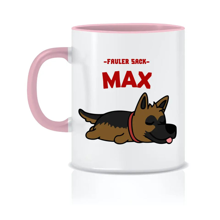 Personalized mug - name and dog