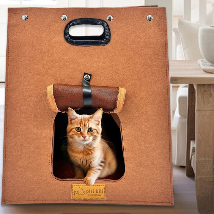 Pisi & Bili Transportbox Katze,Zubehör für Katzen, Katzenhaus