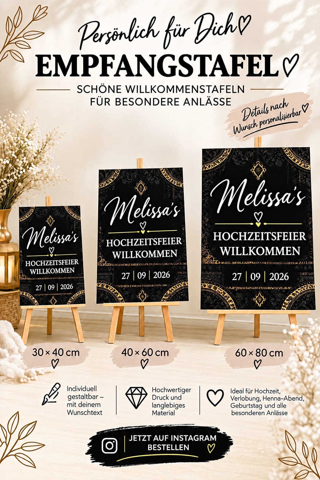 Empfangstafel Teppich Art